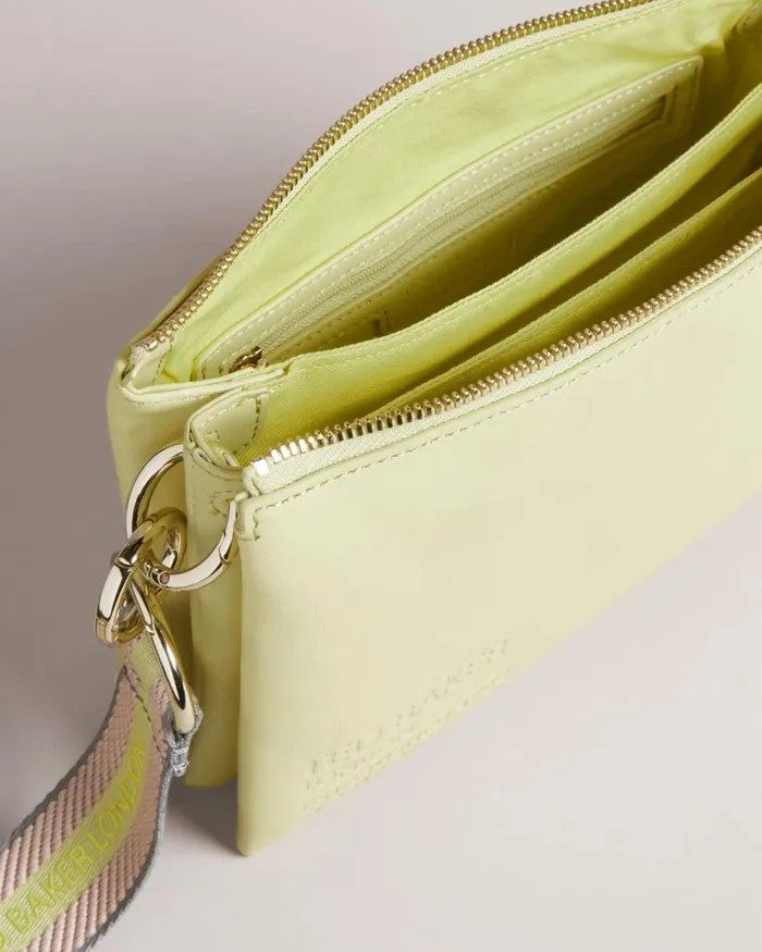 Branded Webbing Cross Body Pale Green Women Ted Baker Bags