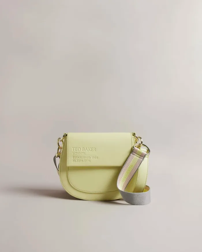 Branded Webbing Satchel Cross Body Bag Pale Green Women Ted Baker Bags