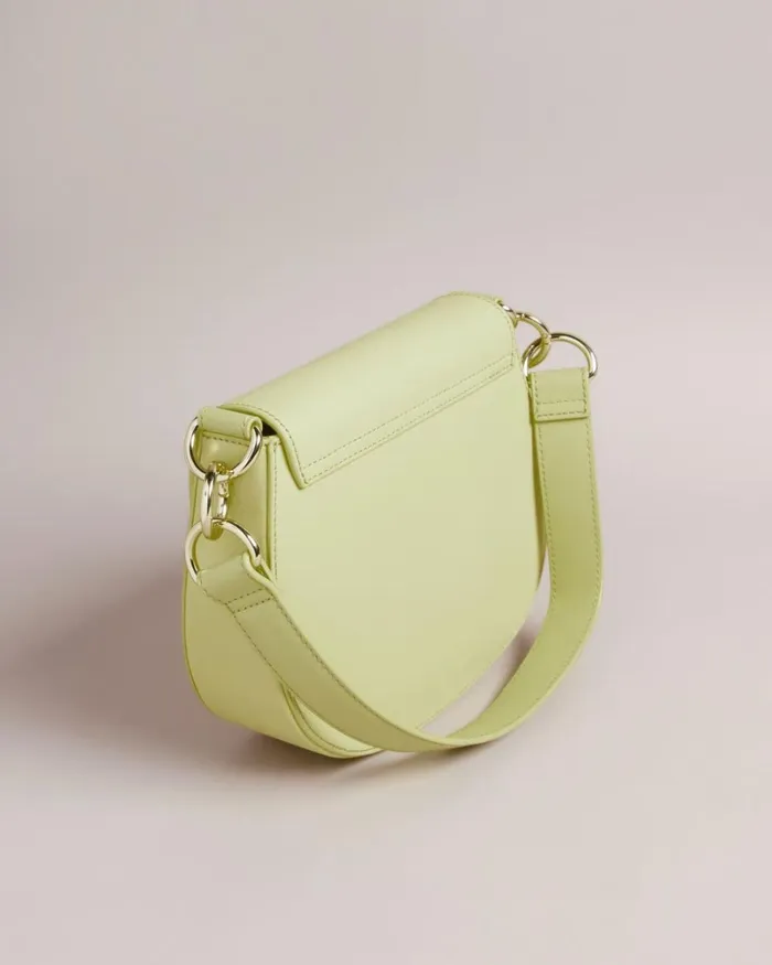 Branded Webbing Satchel Cross Body Bag Pale Green Women Ted Baker Bags