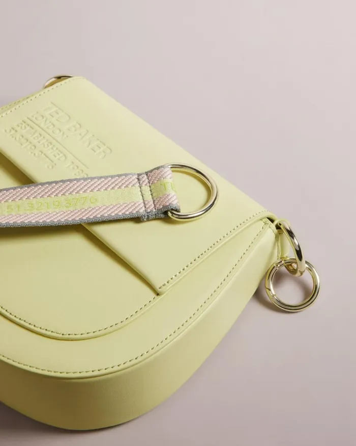 Branded Webbing Satchel Cross Body Bag Pale Green Women Ted Baker Bags