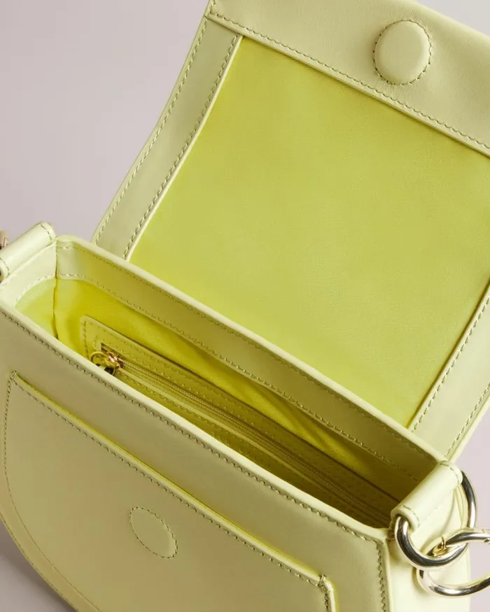Branded Webbing Satchel Cross Body Bag Pale Green Women Ted Baker Bags