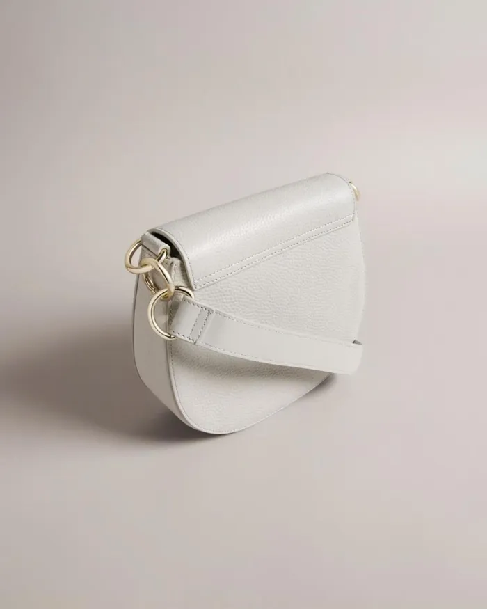 Branded Webbing Satchel Crossbody Bag Light Gray Women Ted Baker Bags