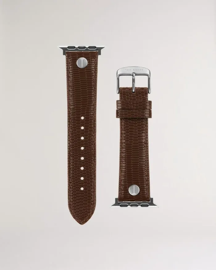 Brown Leather Apple Watch Strap Brown Men Ted Baker Watches and Jewelry Brown Leather Apple Watch Strap Brown Men Ted Baker Watches and Jewelry