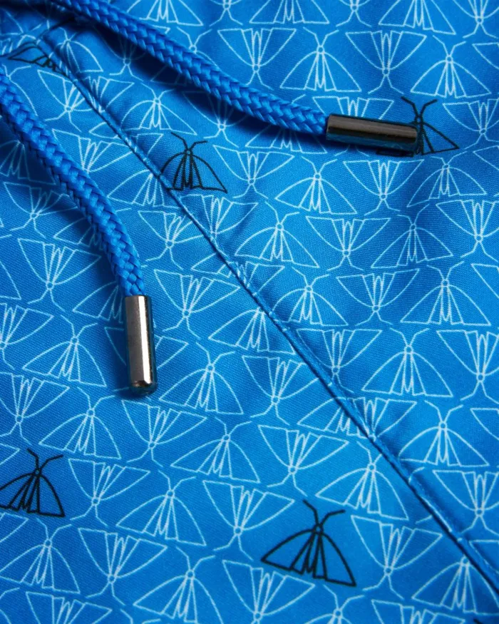 Butterfly Print Swim Shorts Blue Men Ted Baker Clothing