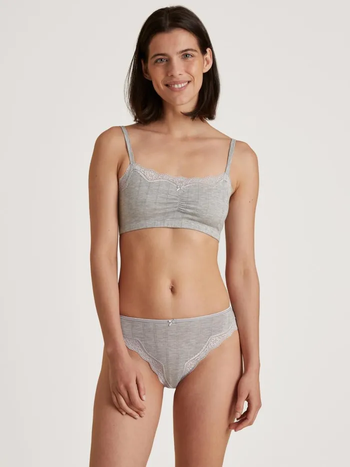 CALIDA Bottoms Brief Regular Cut Grey Melange 8211 Women