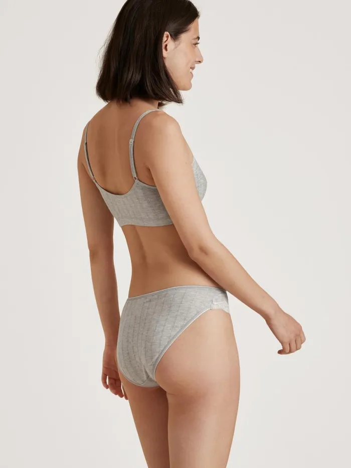 CALIDA Bottoms Brief Regular Cut Grey Melange 8211 Women