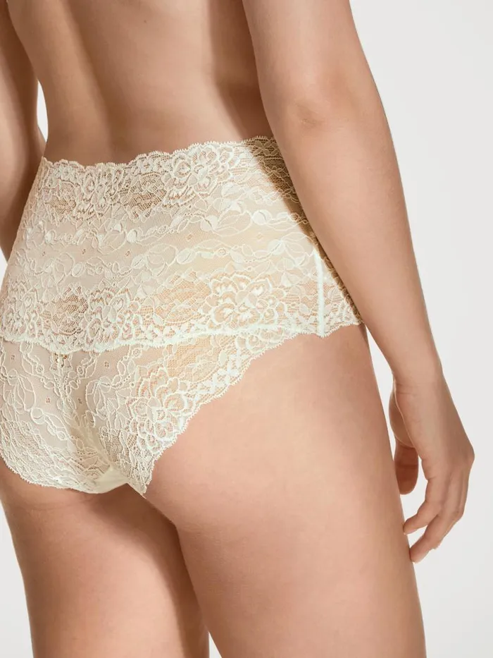 CALIDA Bottoms Brief With Lace High Waist Alabaster Crme 8211 Women