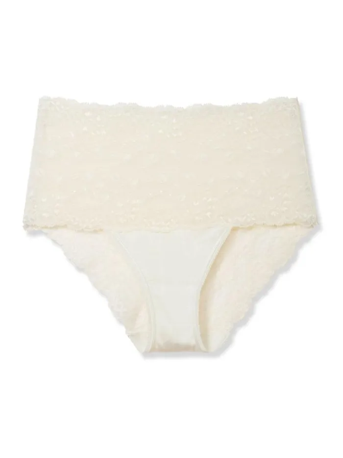 CALIDA Bottoms Brief With Lace High Waist Alabaster Crme 8211 Women