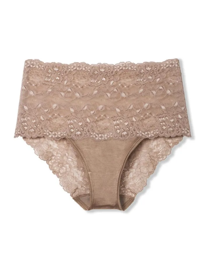 CALIDA Bottoms Brief With Lace High Waist Almondine 8211 Women