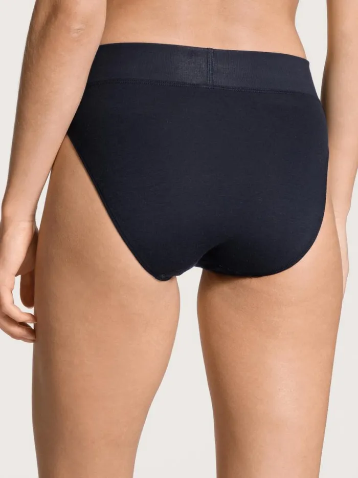 CALIDA Bottoms Brief With Soft Waistband In Double Pack High Waist Dark Lapis Blue 8211 Women CALIDA Bottoms Brief With Soft Waistband In Double Pack High Waist Dark Lapis Blue 8211 Women