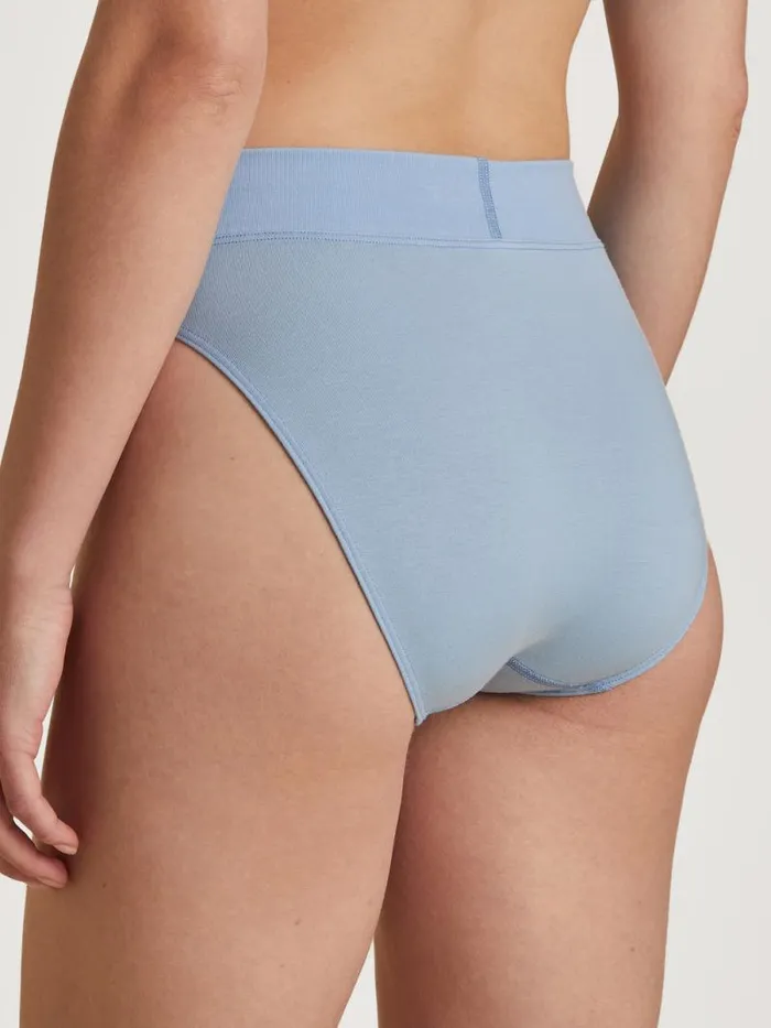 CALIDA Bottoms Brief With Soft Waistband In Double Pack High Waist Placid Blue 8211 Women