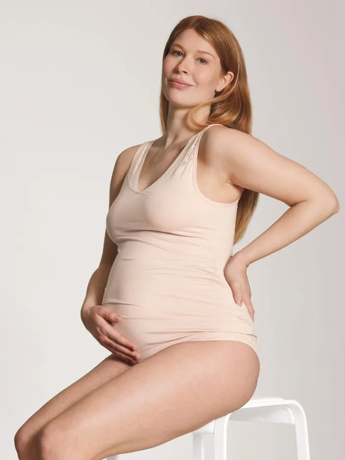 CALIDA Bottoms Maternity Brief Regular Cut Cradle To Cradle Certified Lace Parfait Pink 8211 Women