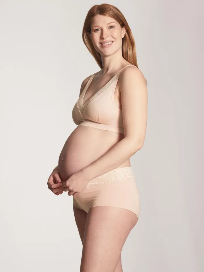 CALIDA Bottoms Maternity Panty Regular Cut Cradle To Cradle Certified Lace Parfait Pink 8211 Women