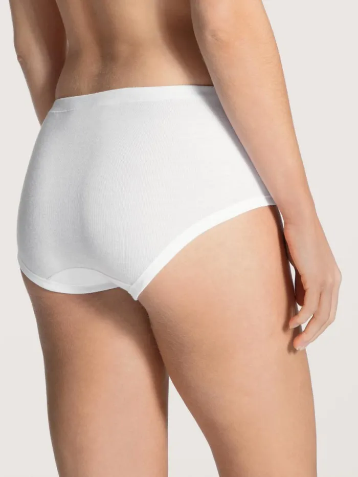 CALIDA Bottoms Midi Brief High Waist Weiss 8211 Women