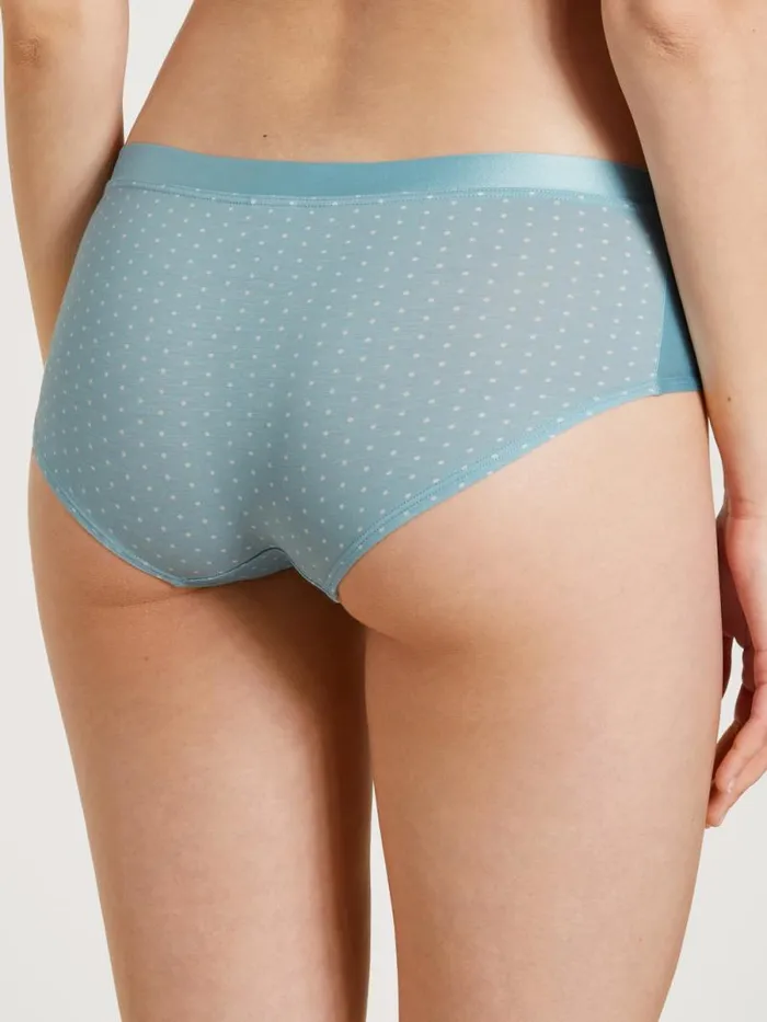 CALIDA Bottoms Panty Low Cut Blue Satin 8211 Women