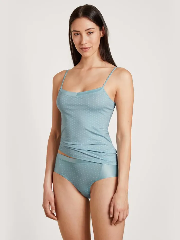 CALIDA Bottoms Panty Low Cut Blue Satin 8211 Women