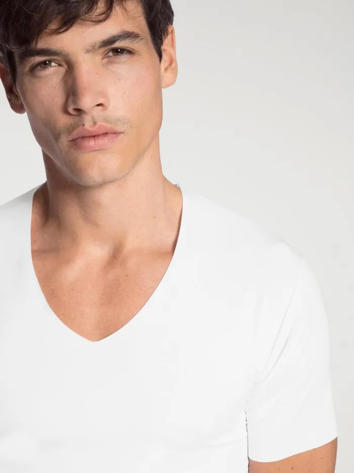 CALIDA Business Underwear Vshirt Weiss 8211 Men