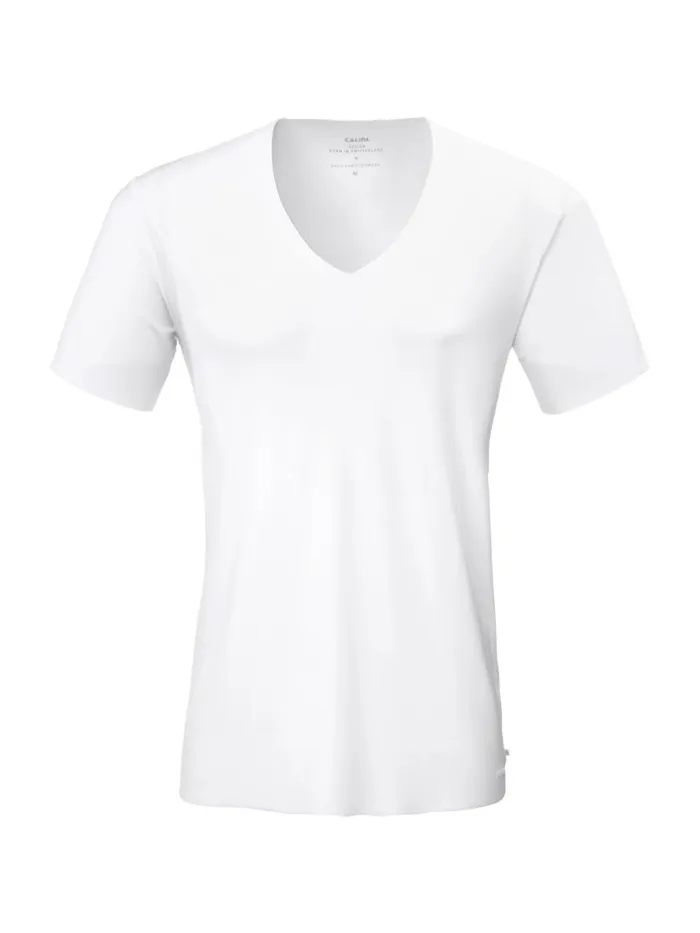 CALIDA Business Underwear Vshirt Weiss 8211 Men