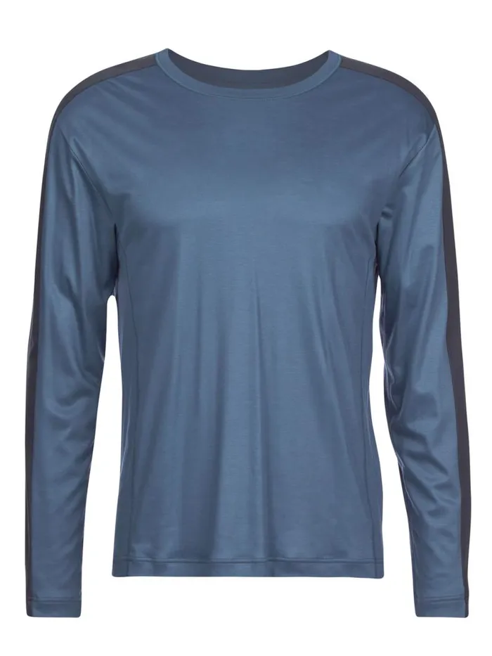CALIDA DEEPSLEEPWEAR Shirt Longsleeve Vintage Indigo 8211 Men