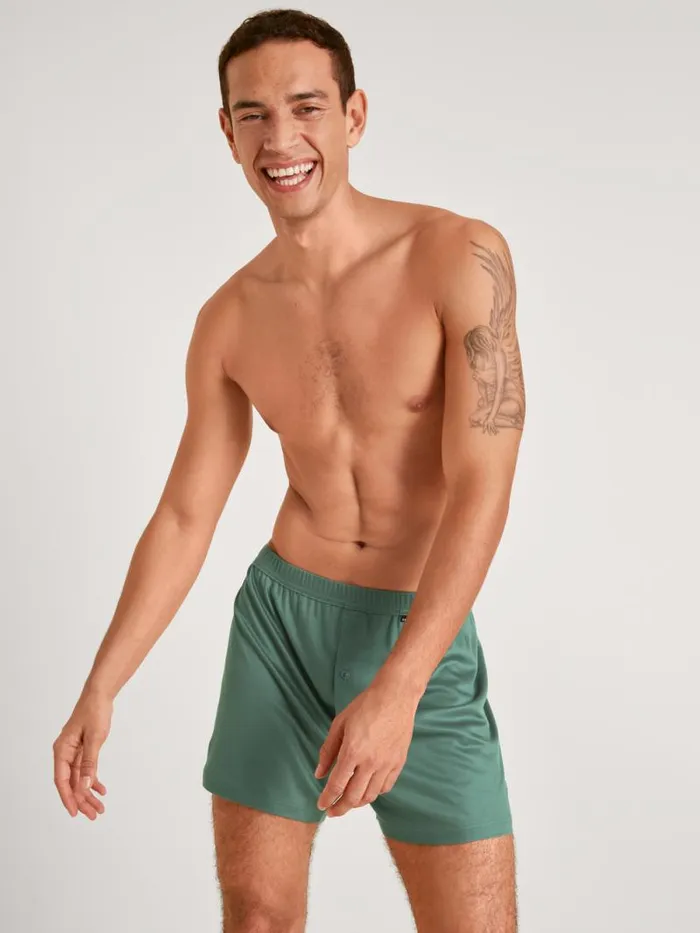 CALIDA Functionalunderwear Boxer Shorts Cradle To Cradle Certified Dark Glen 8211 Men