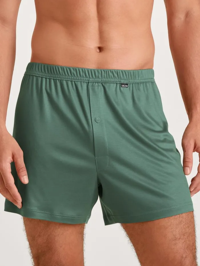 CALIDA Functionalunderwear Boxer Shorts Cradle To Cradle Certified Dark Glen 8211 Men