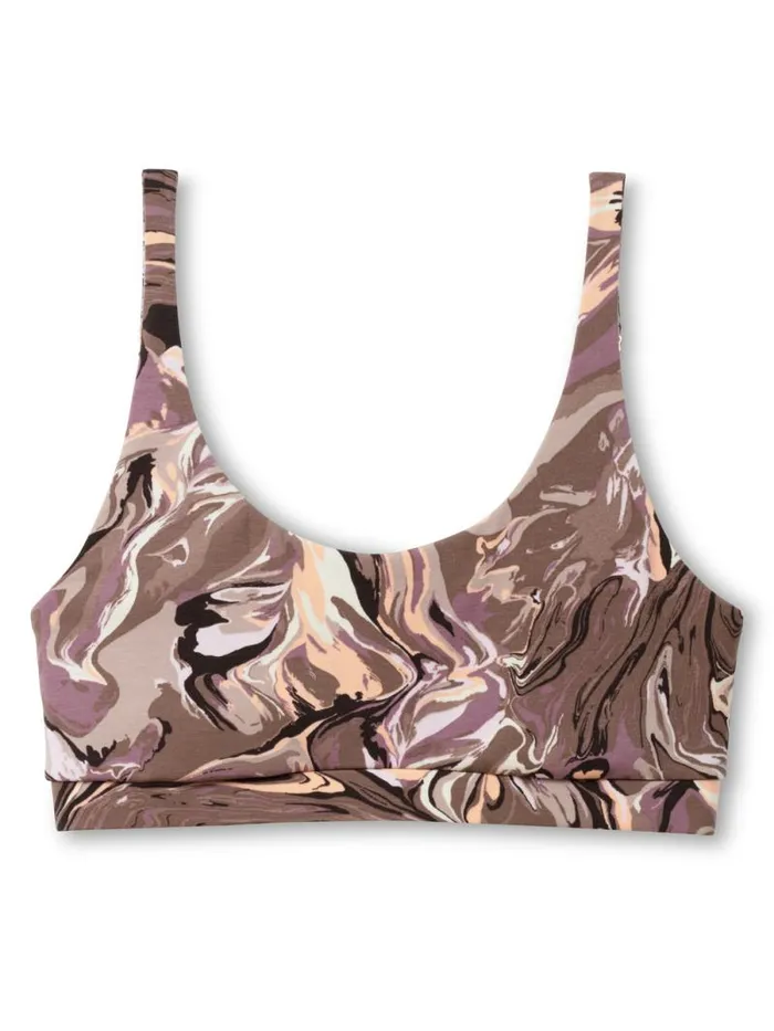 CALIDA Functional Underwear Bustier Cradle To Cradle Certified Truffle Brown Print 8211 Women