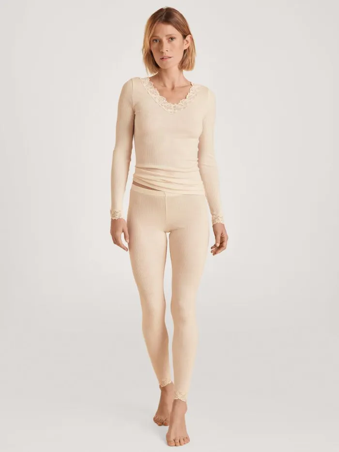 CALIDA Functional Underwear Shirt Longsleeve Light Macadamia 8211 Women