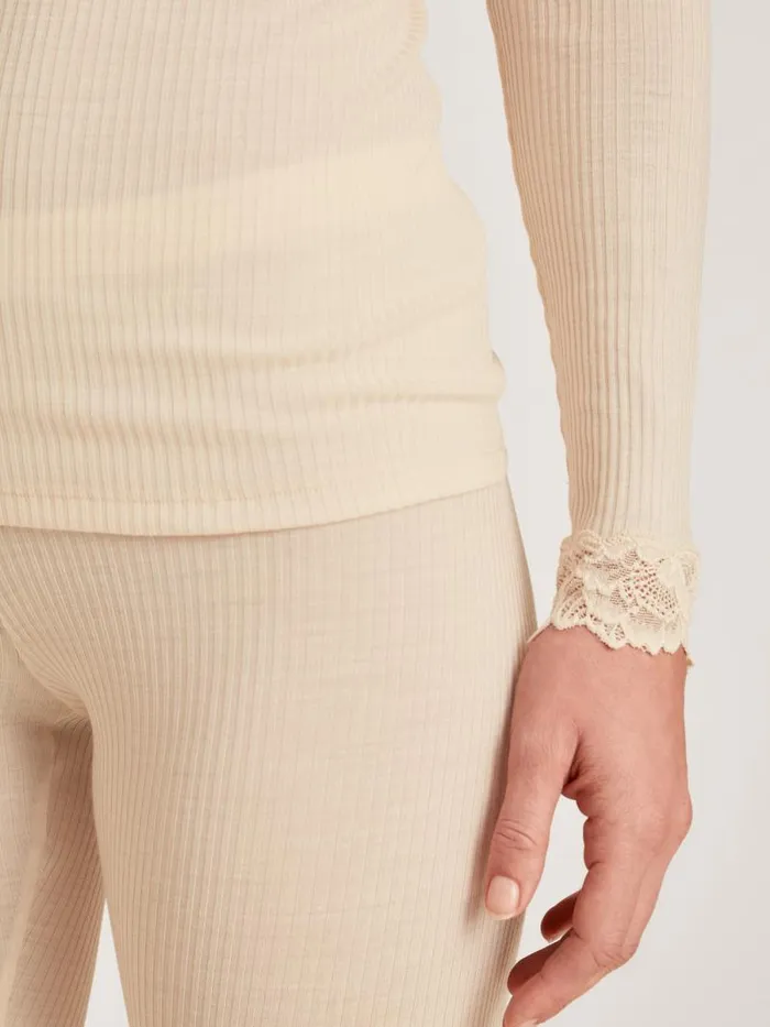 CALIDA Functional Underwear Shirt Longsleeve Light Macadamia 8211 Women