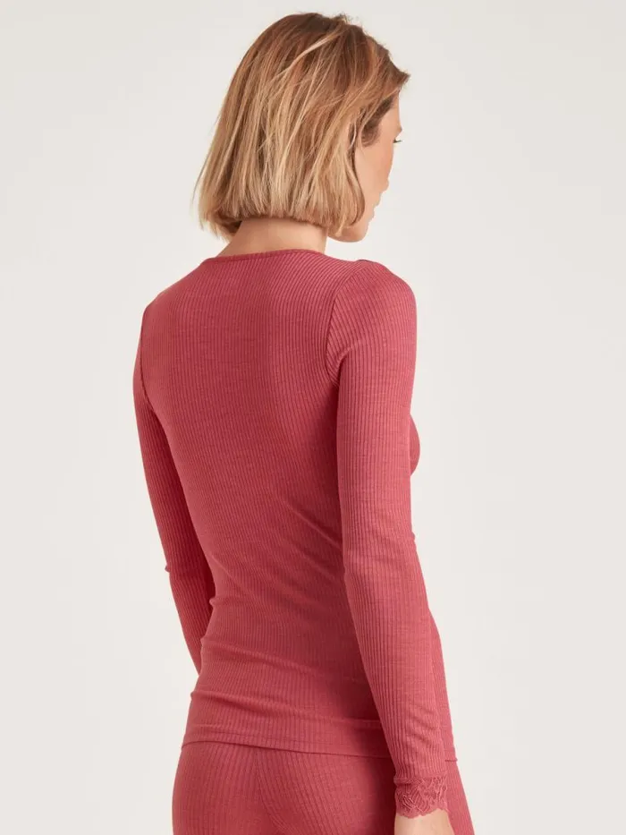 CALIDA Functional Underwear Shirt Longsleeve Pomegranate Red 8211 Women