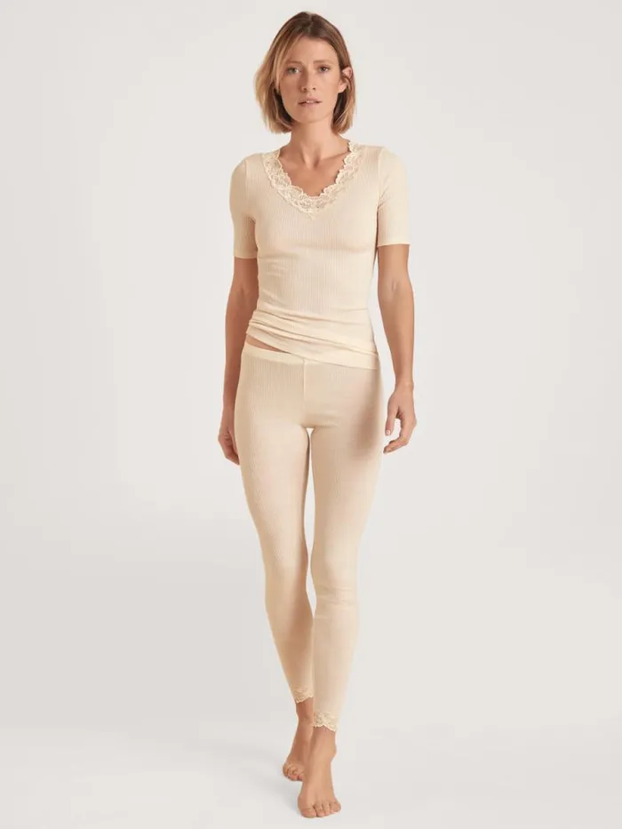 CALIDA Functional Underwear Shirt Short Sleeve Light Macadamia 8211 Women
