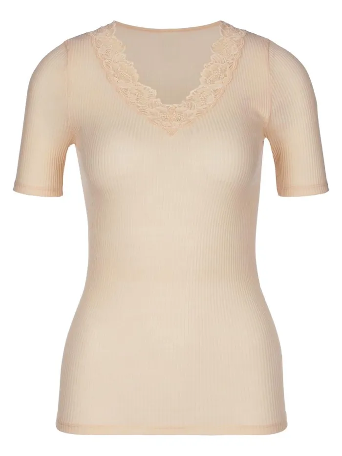 CALIDA Functional Underwear Shirt Short Sleeve Light Macadamia 8211 Women