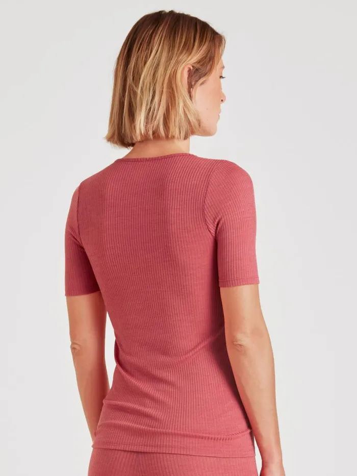 CALIDA Functional Underwear Shirt Short Sleeve Pomegranate Red 8211 Women