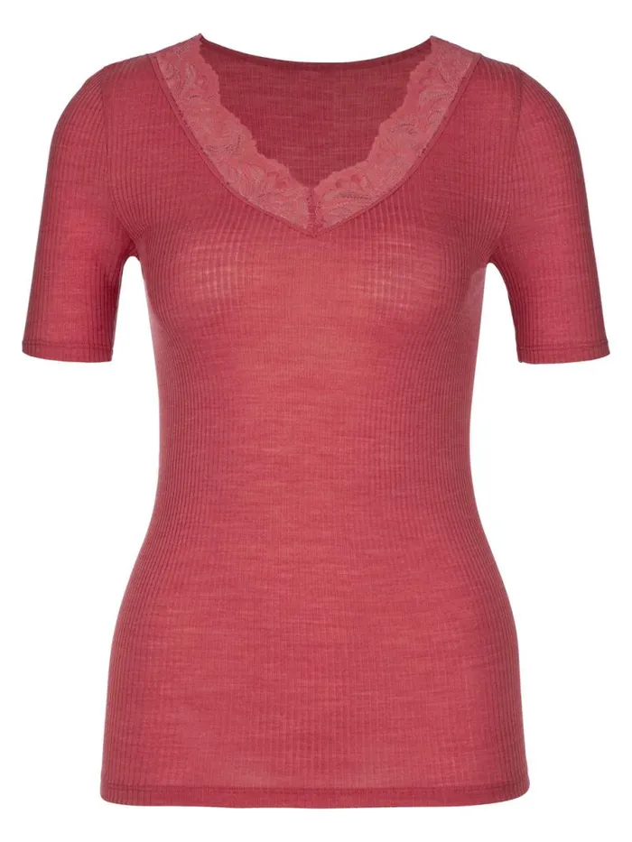 CALIDA Functional Underwear Shirt Short Sleeve Pomegranate Red 8211 Women