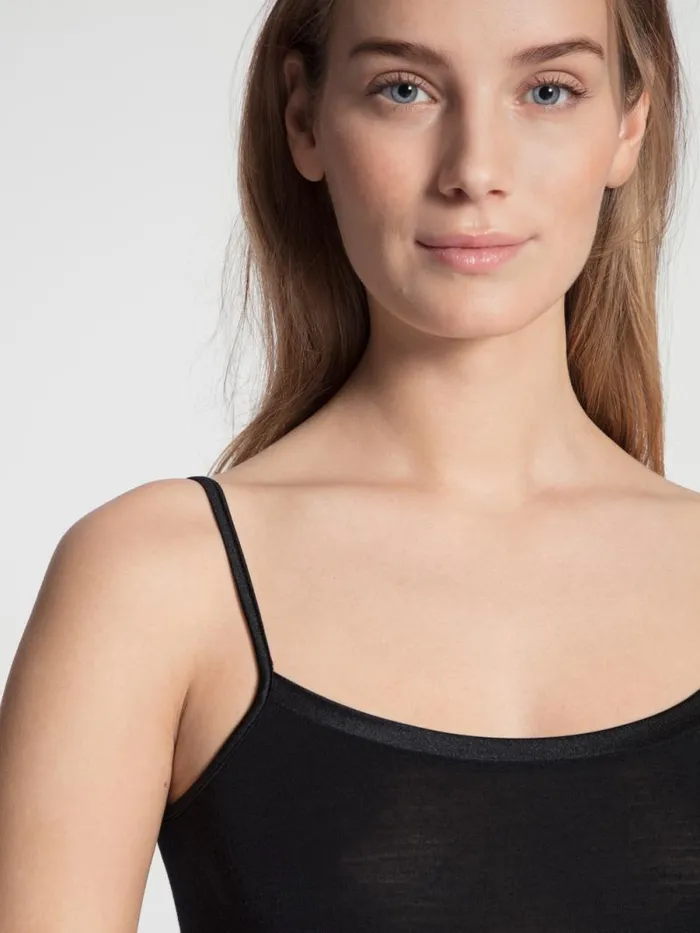 CALIDA Functional Underwear Spaghetti Top Ws Schwarz 8211 Women
