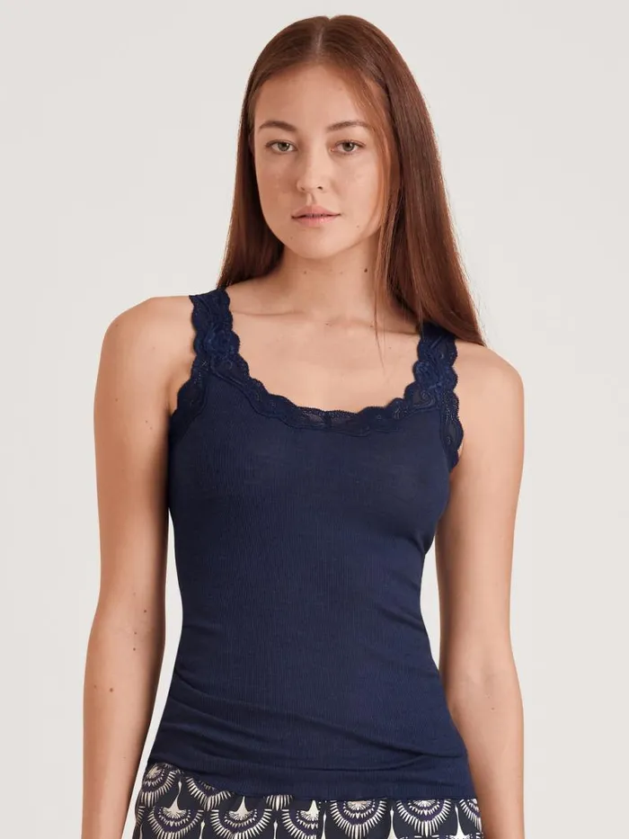 CALIDA Functional Underwear Tank Top Eclipse Blue 8211 Women
