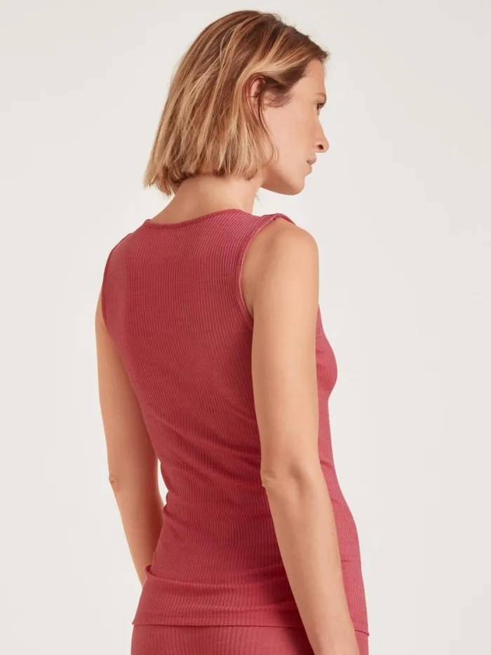 CALIDA Functional Underwear Tank Top Pomegranate Red 8211 Women