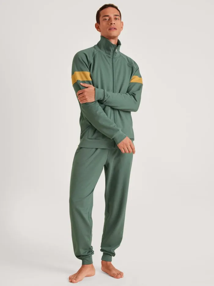 CALIDA Pants Sweatpants Cradle To Cradle Certified Dark Glen 8211 Men