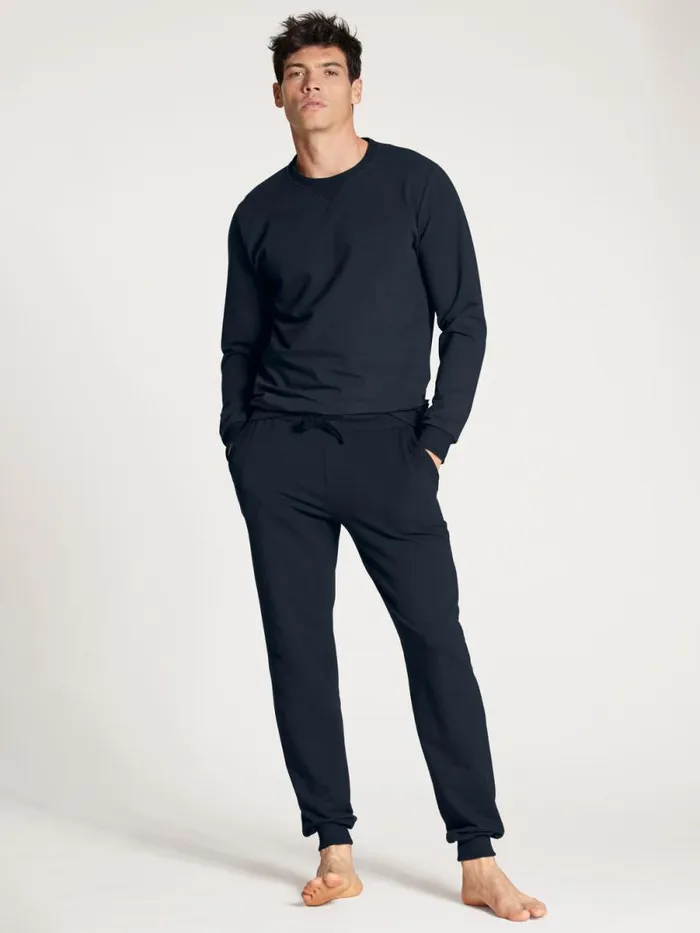 CALIDA Pants Sweatpants Cradle To Cradle Certified Dark Sapphire 8211 Men