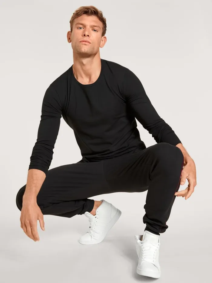 CALIDA Pants Sweatpants Schwarz 8211 Men