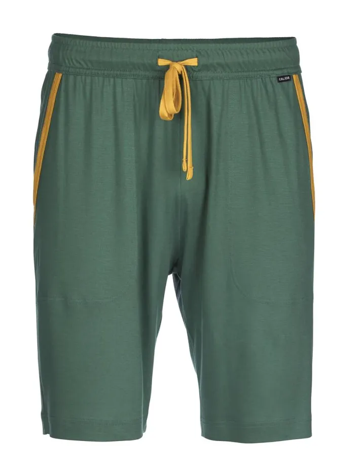 CALIDA Pyjama Pants Bermudas Cradle To Cradle Certified Dark Glen 8211 Men