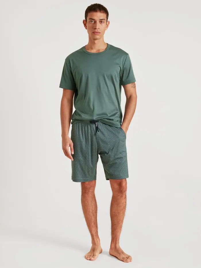 CALIDA Pyjama Pants Bermudas Dark Glen 8211 Men