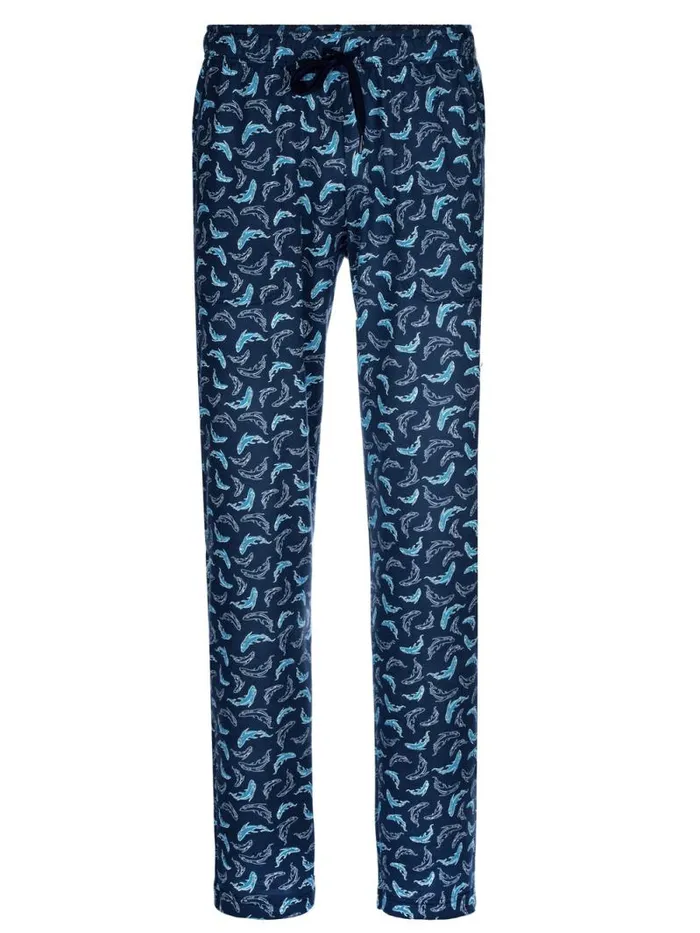 CALIDA Pyjama Pants Pants Danube Blue 8211 Men