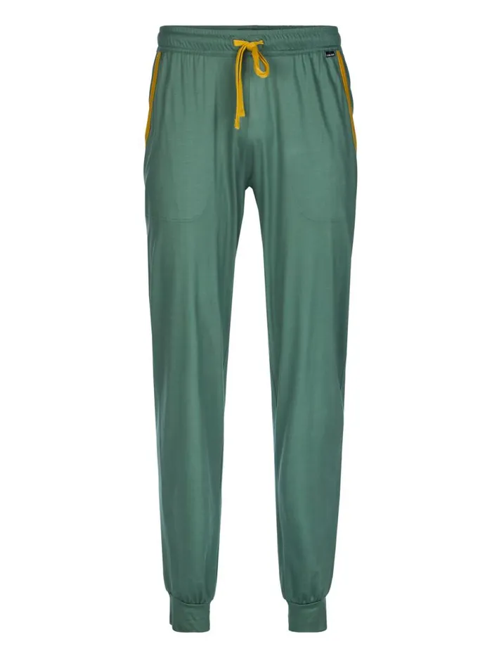 CALIDA Pyjama Pants Pants With Cuffs Cradle To Cradle Certified Dark Glen 8211 Men