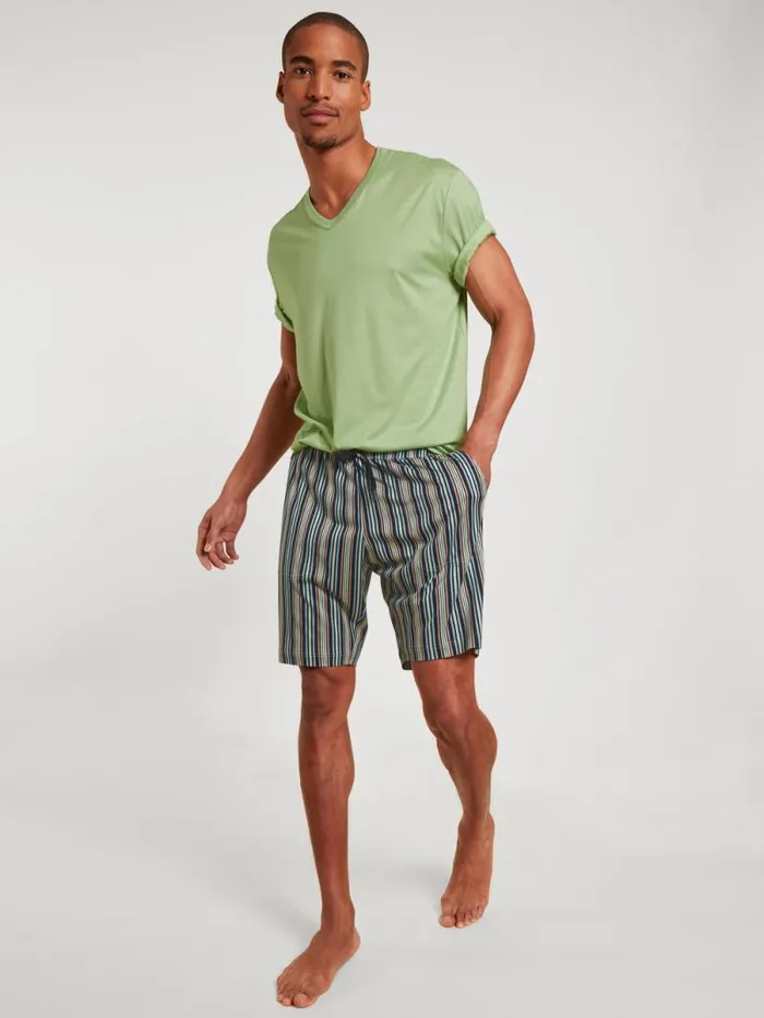 CALIDA Pyjama Pants Shorts Iris Green 8211 Men