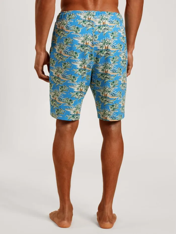 CALIDA Pyjama Pants Shorts Malibu Blue 8211 Men