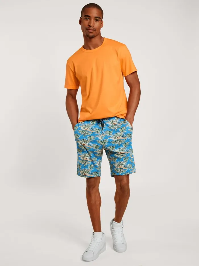 CALIDA Pyjama Pants Shorts Malibu Blue 8211 Men