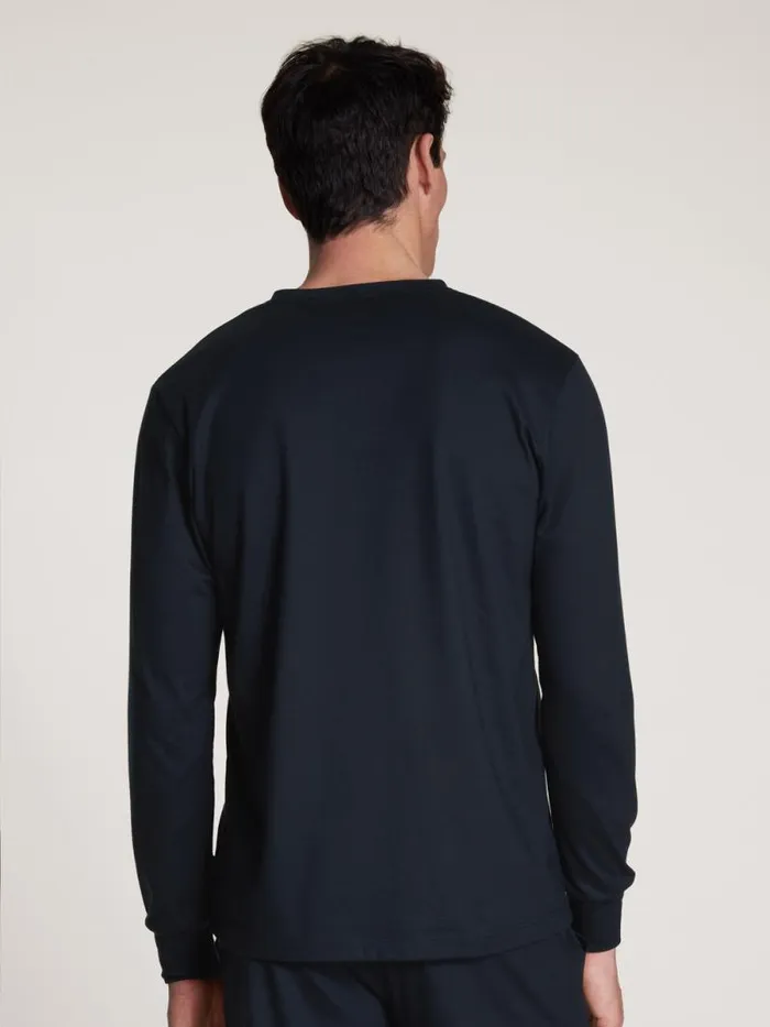 CALIDA Pyjama Tops Shirt Long Sleeve Dark Sapphire 8211 Men