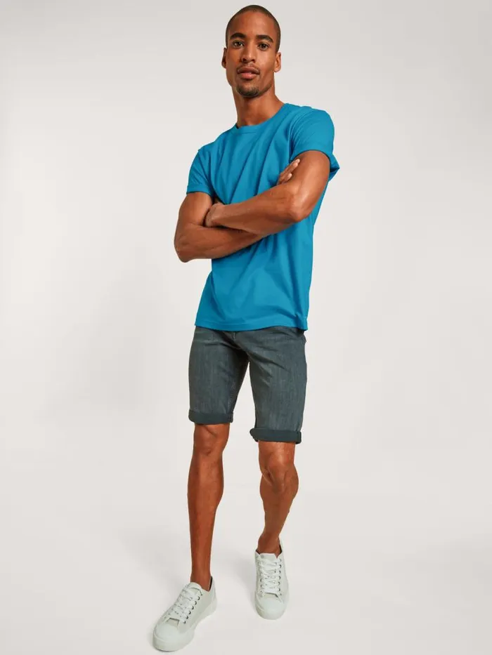 CALIDA Pyjama Tops Shirt Short Sleeve Malibu Blue 8211 Men