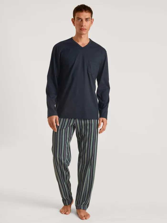 CALIDA Pyjamas Pyjama Blue Night 8211 Men