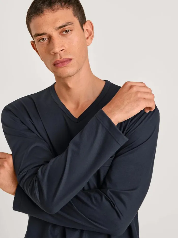 CALIDA Pyjamas Pyjama Blue Night 8211 Men